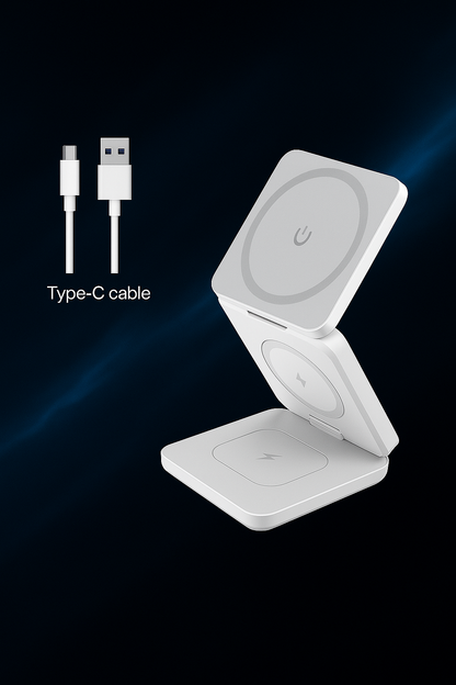 Three-in-one Magnetic Wireless Charger